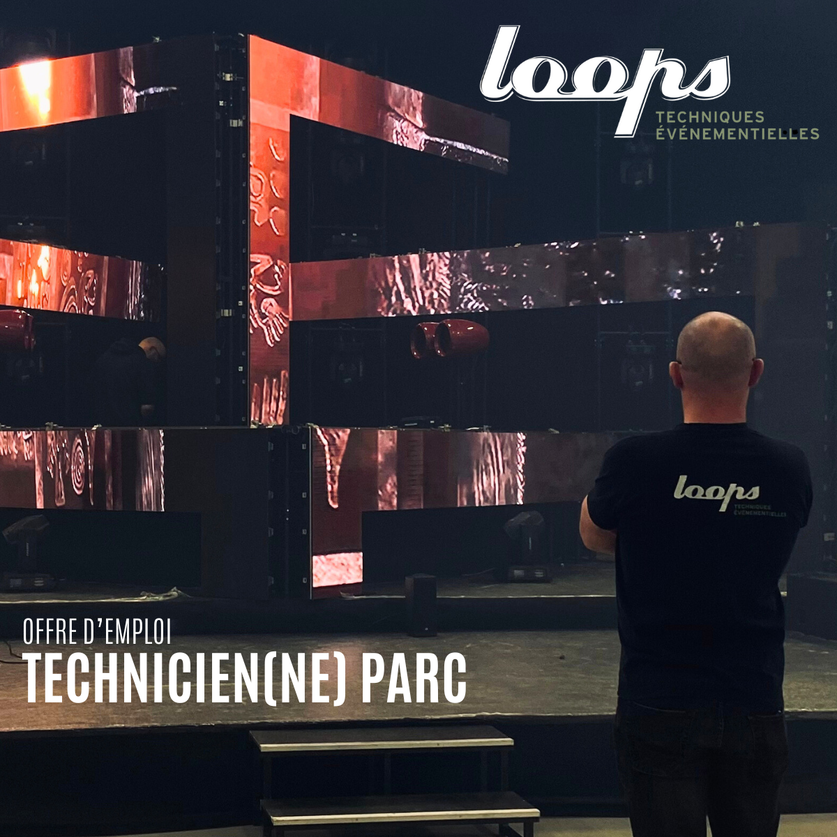 offre emploi Loops Technique événementielles