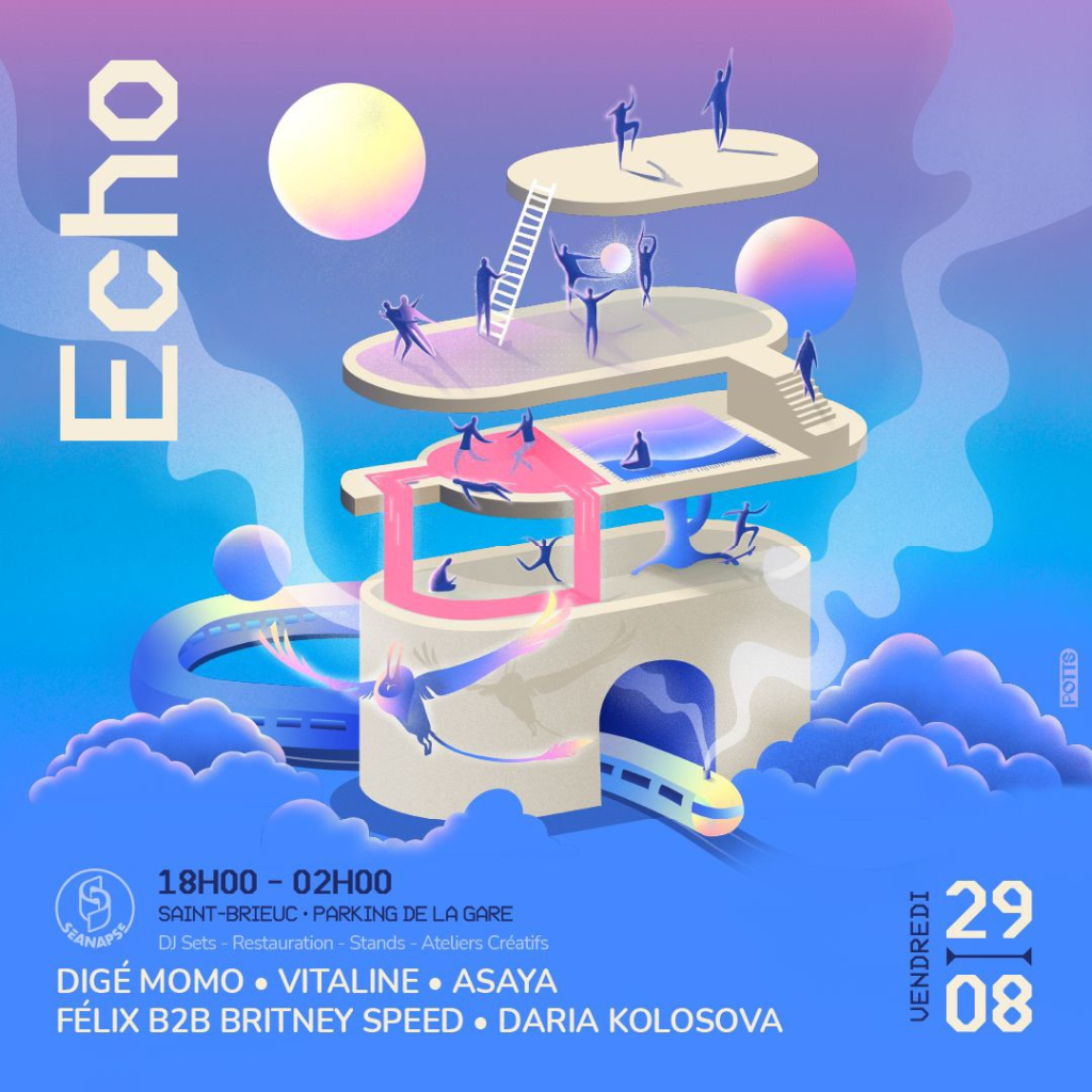 Echo cadence festival saint brieuc seanapse gare sncf loops electro rave berlin