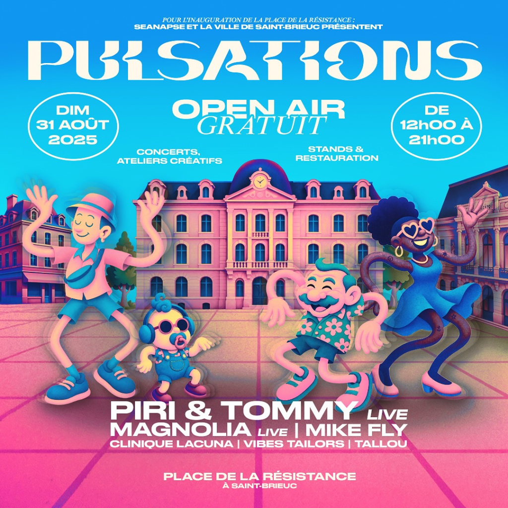 Pulsations seanapse openair festival saint brieuc loops musiclive