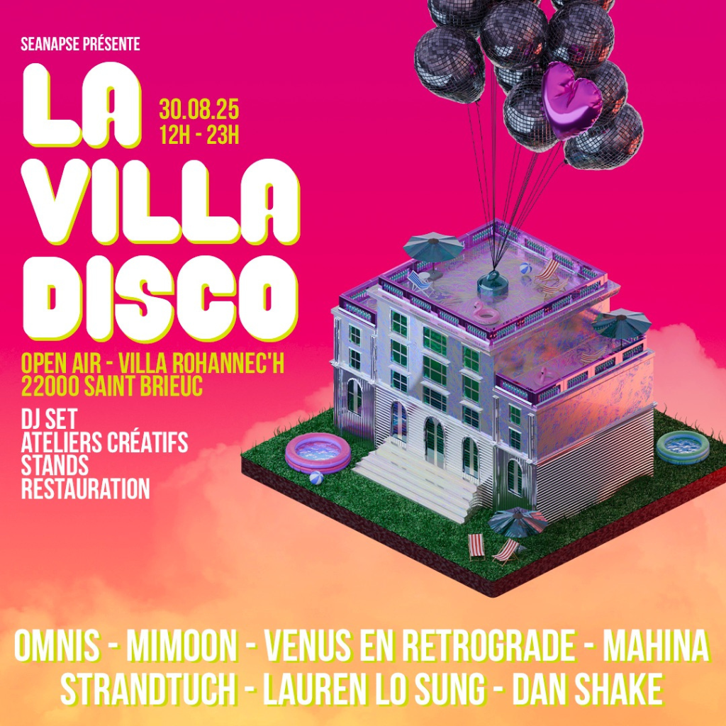 Villa Disco Seanapse Saint Brieuc Electro Festival musiclive Loops
